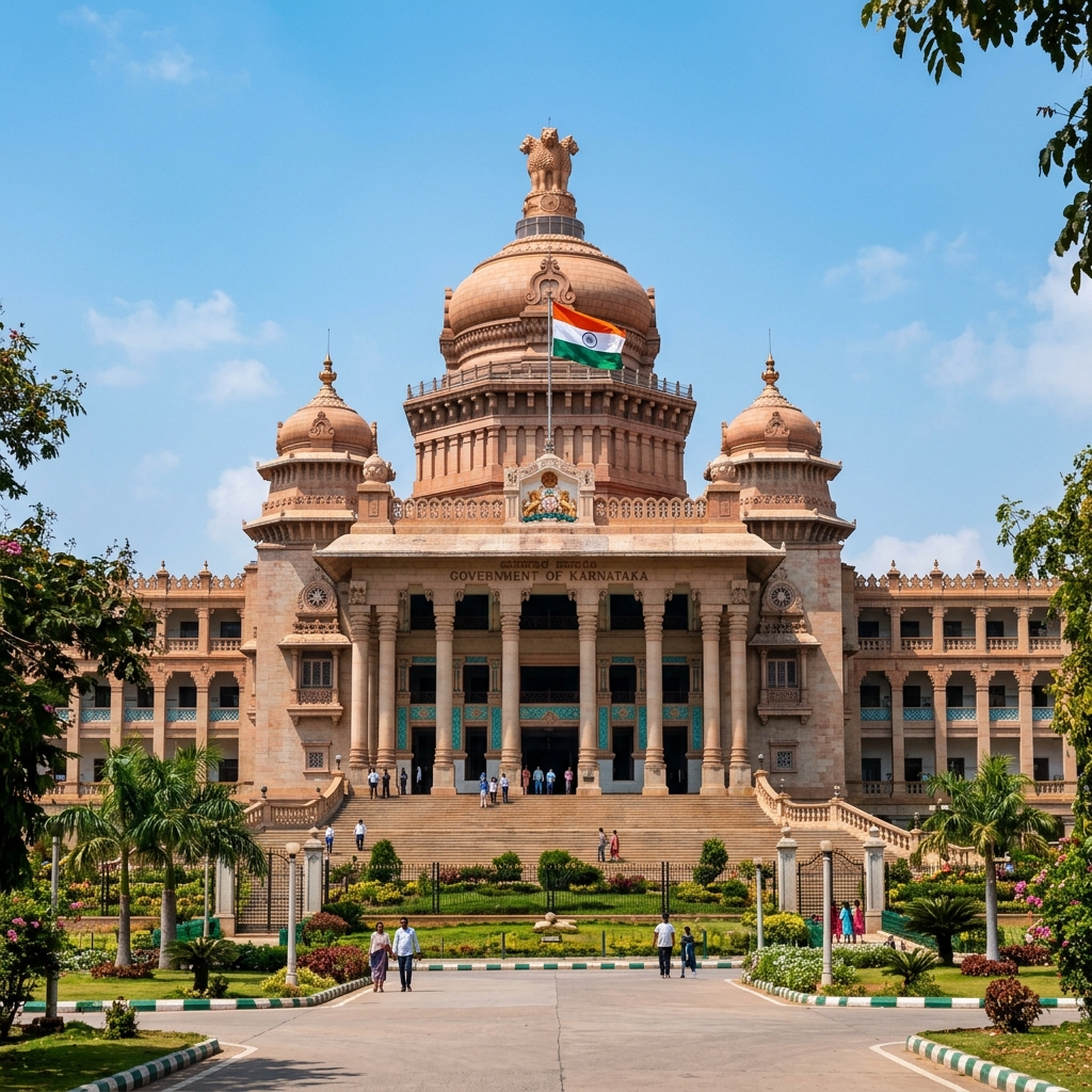 Vidhana Soudha State Secretariat legislative building of Karnataka Government