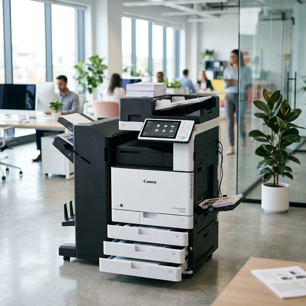 Office multi-function laserjet printer setup